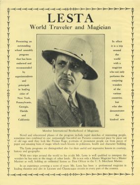 Lesta: World Traveler and Magician Advert