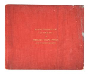 Souvenir Program De Luxe; Testimonial to Frederick Eugene Powell