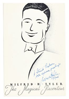 Wilfred Tyler Advertisement, Inscribed and Signed