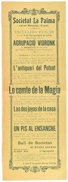 Portuguese Magic Handbill