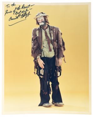 Emmett Kelly Jr. Photograph, Inscribed and Signed