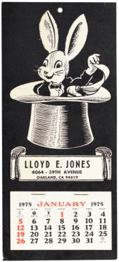 Lloyd E. Jones 1975 Calendar