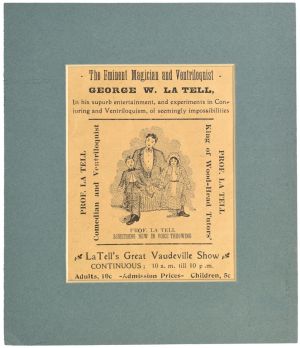 George W. La Tell Advertisement