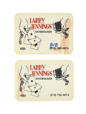 Larry Jennings Throw-Out Card