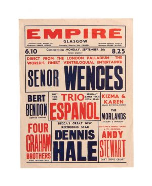 Senor Wences Handbill