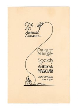 Society of American Magicians 26th Annual Dinner Program