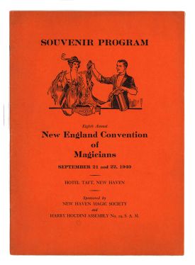 New England Convention of Magicians Souvenir Program 1940