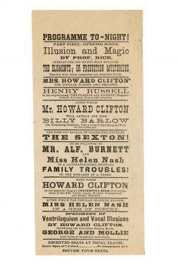 Professor Rice Handbill