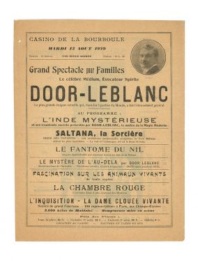 Spiritualism at Casino de la Bourboule