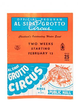 Al Sirat Grotto Circus Program 1956