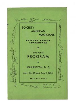 Society of American Magicians, Seventh Annual Conference Souvenir Program