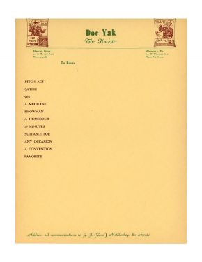 Doc Yak Letterhead