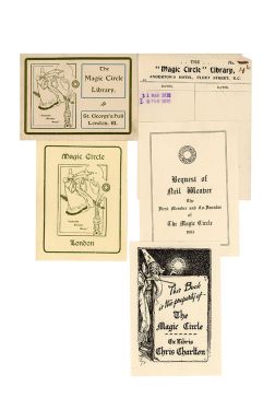 Magic Circle Bookplates and Library Plate