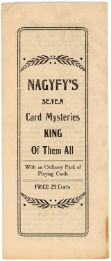 Nagyfy's Seven Card Mysteries