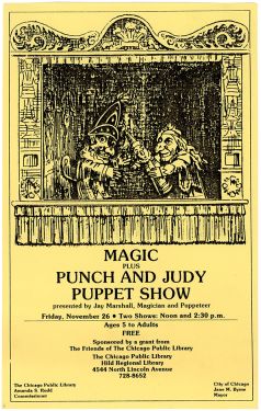 Jay Marshall Magic Plus Puch and Judy Flier