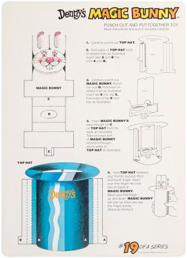 Denny's Magic Bunny, Punch-Out and Put-Together Toy