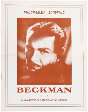 Fred Beckman French Souvenir Program