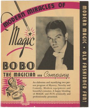 Bobo the Magician Advertisement