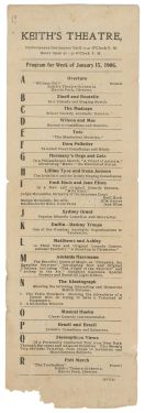 Adelaide Herrmann Broadside at Keith Theatre