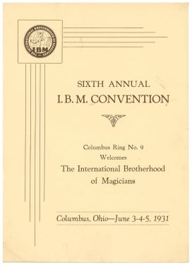 Sixth Annual I.B.M. Convention Program