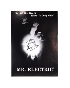 Mr. Electric Poster, Signed