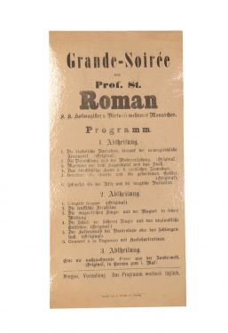 Prof. St. Roman Handbill