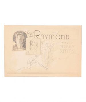 The Great Raymond Original Graphite Sketch
