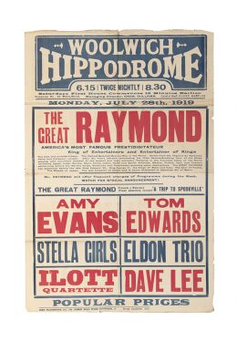 The Great Raymond, Woolwich Hippodrome Theatre