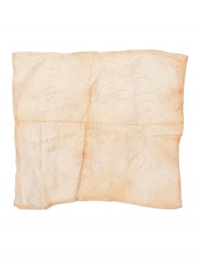 Blackstone Sr. Self-Caricature Handkerchief