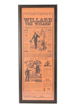 Willard the Wizard Framed Broadside