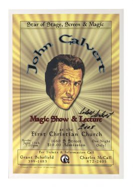 John Calvert Signed Poster