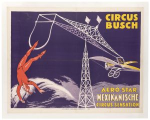 Aero-Star Die Mexikanische Circus-Sensation Acrobatic Poster