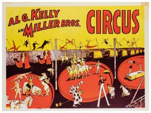 Al G. Kelly and Miller Bros. Circus Poster
