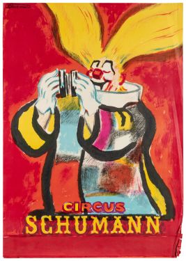 Circus Schumann Musical Clown Poster