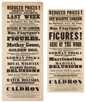 Two Victorian Magic Broadsides