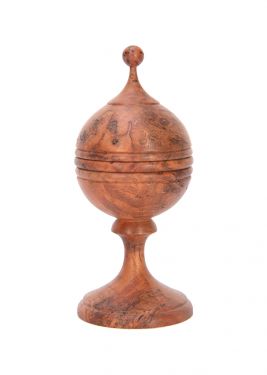 Cherry Burl Ball Vase