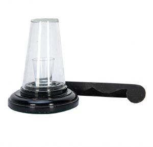 Visible Coin in Glass