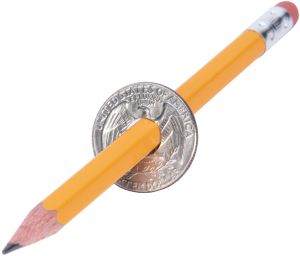 Cigarette Thru Quarter