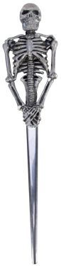Pewter Skeleton Letter Opener