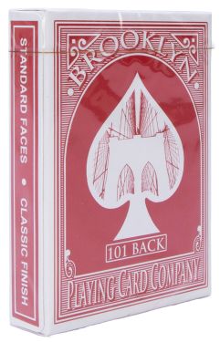 Brooklyn Playing Card Company 101 Back Deck (Red)