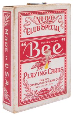 "Bee" No. 92 Club Special Back No. 67 Playing Cards