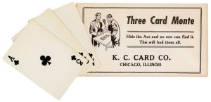 K. C. Card Co. Three Card Monte