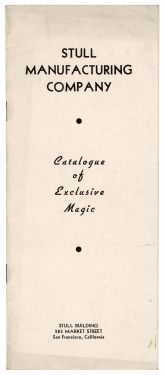 Stull Manufacturing Company, Catalogue of Exclusive Magic