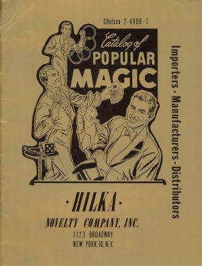 Hilka Novelty Company, Catalog of Popular Magic