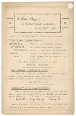 Midland Magic Co. Catalog