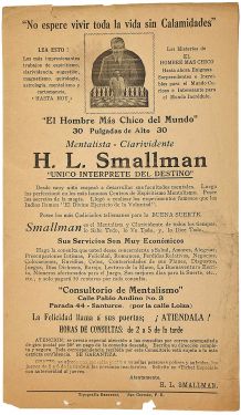 H.L. Smallman: El Hombre Mas Chico del Mundo