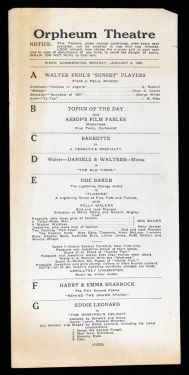 Doc Baker Playbill