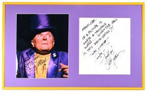 Jeff Hobson Framed Photograph, Inscribed and Signed
