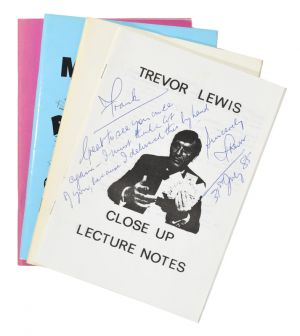 Trevor Lewis Booklets, Inscribed and Signed