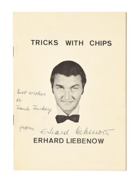Tricks with Chips, Inscribed and Signed